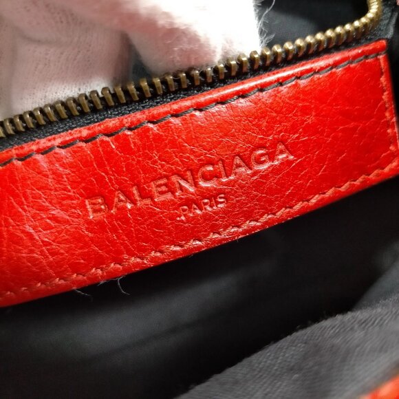 Balenciaga Red Leather Hand Bag mon1000-101425 - Picture 16 of 16